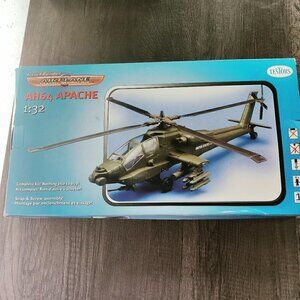 Testors AH64 Helicopter Kit with everything included to build it 1:32 realistic.